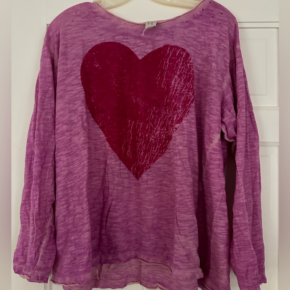 Magnolia Pearl Long Sleeve Heart Tee
